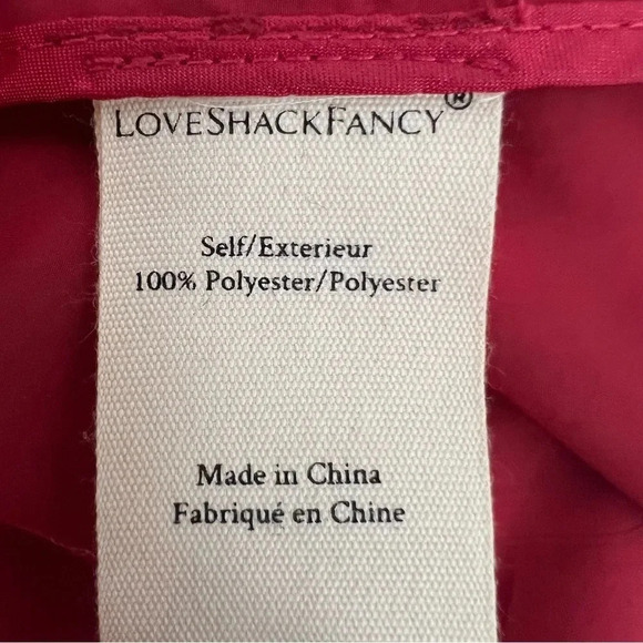 LoveShackFancy Keily Puff-Sleeve Peplum Top Blouse Moody Ruby Plaid Coquette 2 - Picture 10 of 11